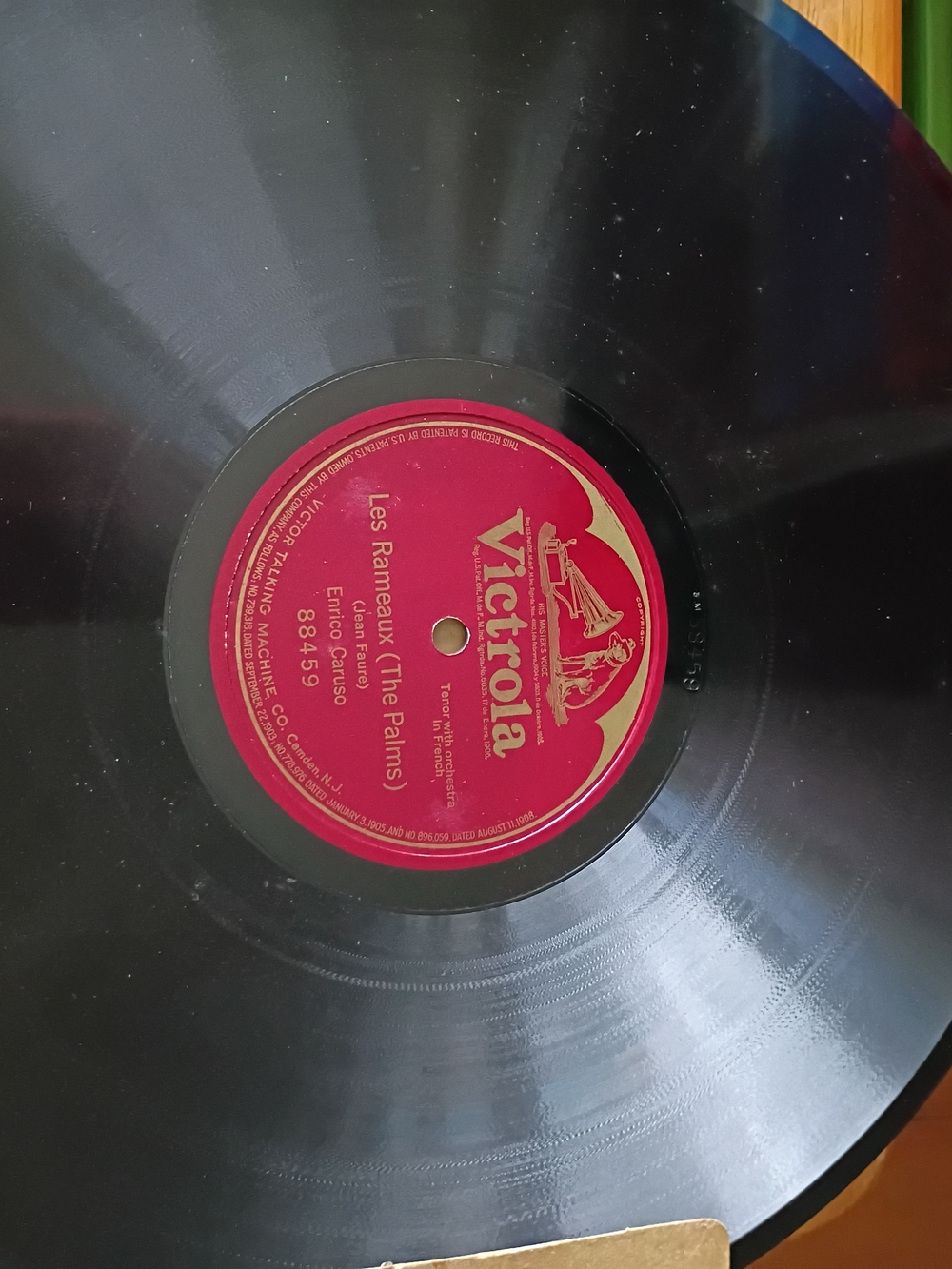 Vintage 78 RPM Record - Pink Label